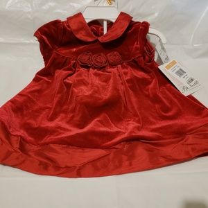Infant Girl Velvet Holiday Dress